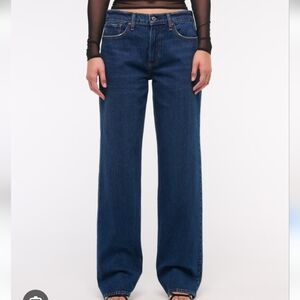 Abercrombie & Fitch The Baggy Lowrise Denim Womens 28 Regular